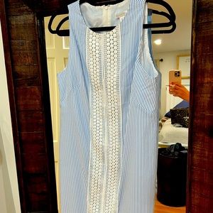 Seer sucker size 8 dress